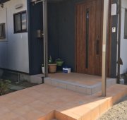 アプローチ～玄関が素敵にの施工後の様子